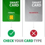 Axagon CRE-SM3SD USB Smart card & SD/microSD/SIM Flat smartcard lser Indendrs USB 2.0 Sort #7