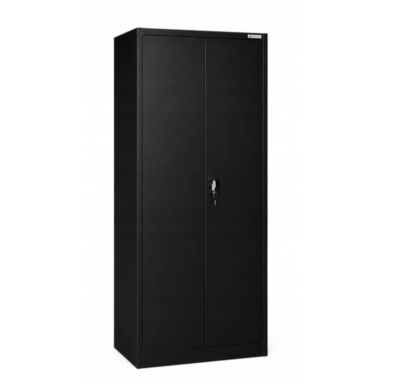 Iron Mate SATURN metalopbevaringsskab 185x90x45, sort RAL9005 #1