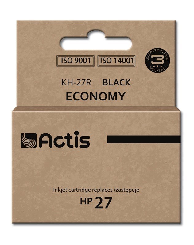 Actis KH-27R Blk (erstatning HP 27 C8727A; Standard; 20 ml; sort) #1