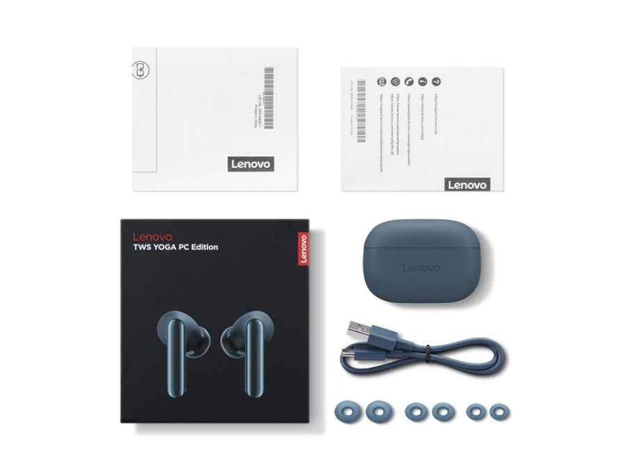 Lenovo TWS Yoga PC Edition Headset True Wireless Stereo (TWS) I �rerne Opkald/musik Bluetooth Teal #11