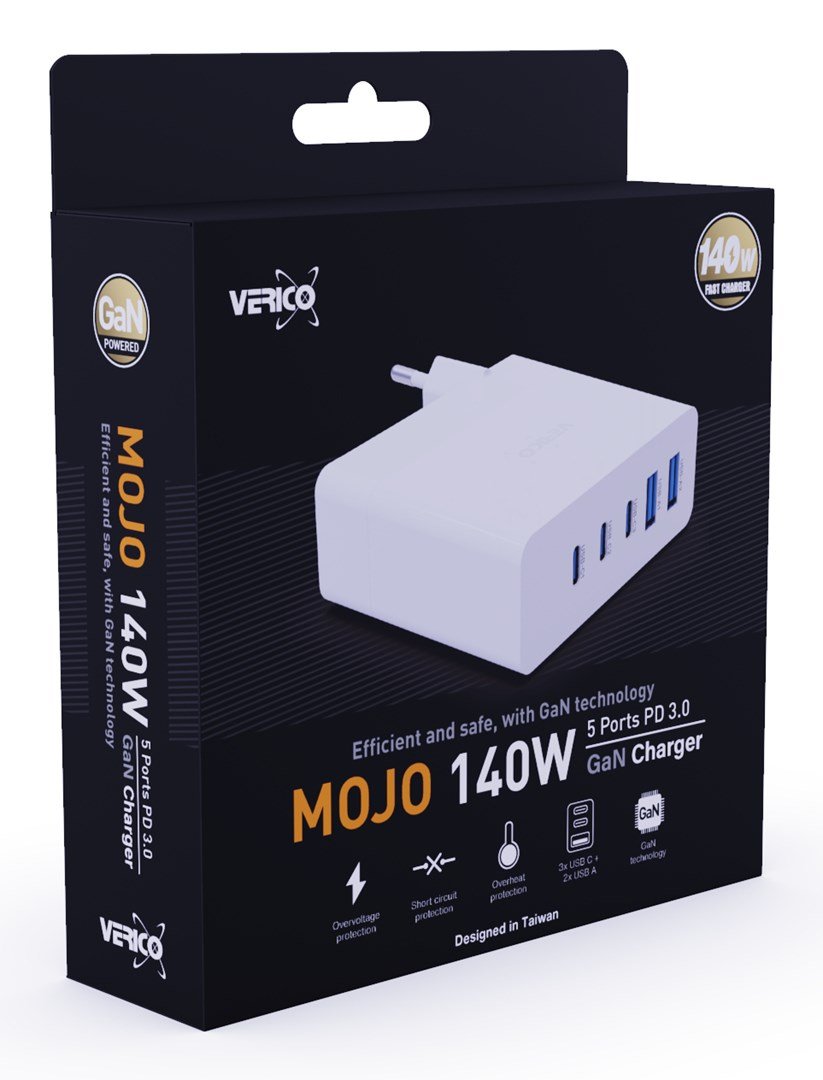 Verico 4OJ-ABGWE1-N1 oplader til mobil enhed Laptop, Smartphone, Tablet, Telefon Hvid Vekselstr�m Hurtig opladning Indend�rs #1