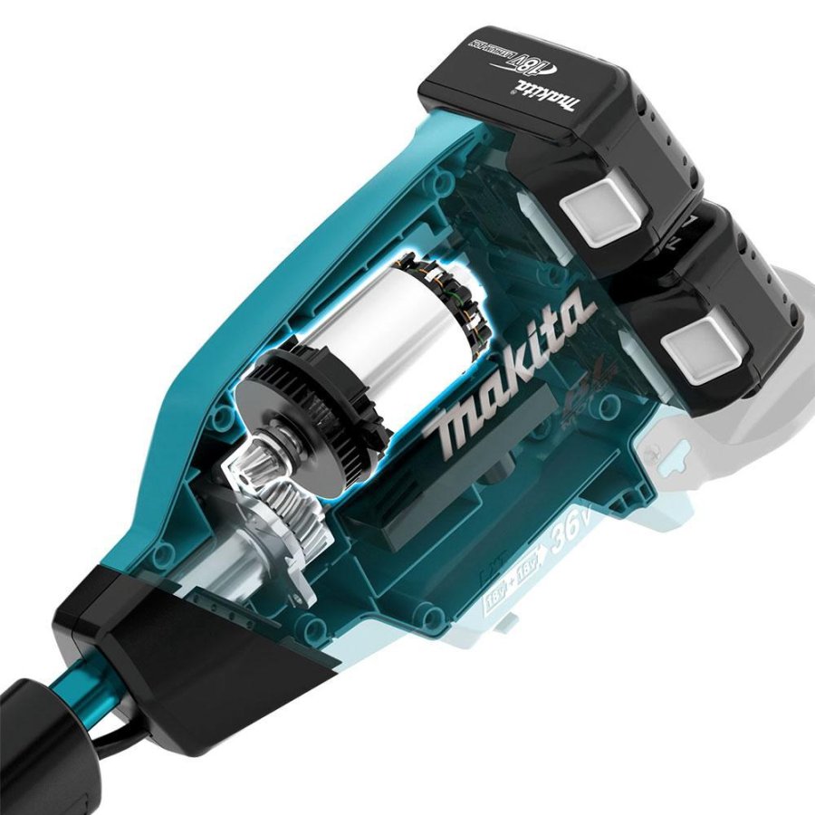 Makita DUR369APT2 brsteskrer & strengtrimmerer 1000 W AC/Batteri Sort, Bl, Gr #4