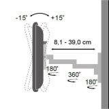 Techly ICA-LCD 104 tv-beslag 76,2 cm (30