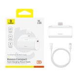 Baseus P10068307213-00 Lithium-ion powerbank 5000 mAh Hvid #6