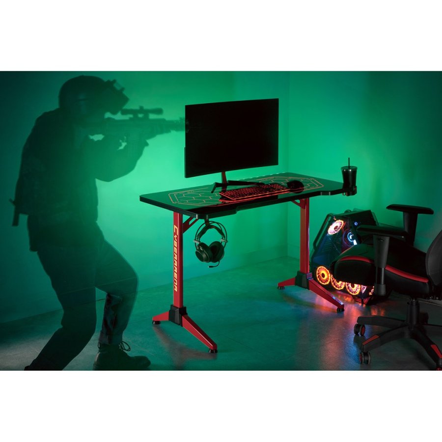 RGB Led NanoRS gaming desk, sort, stor, 100 kg max, hjde 760 mm, RS163 #8