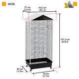 FERPLAST Nota - voliere til fugle - 161,5 cm #2