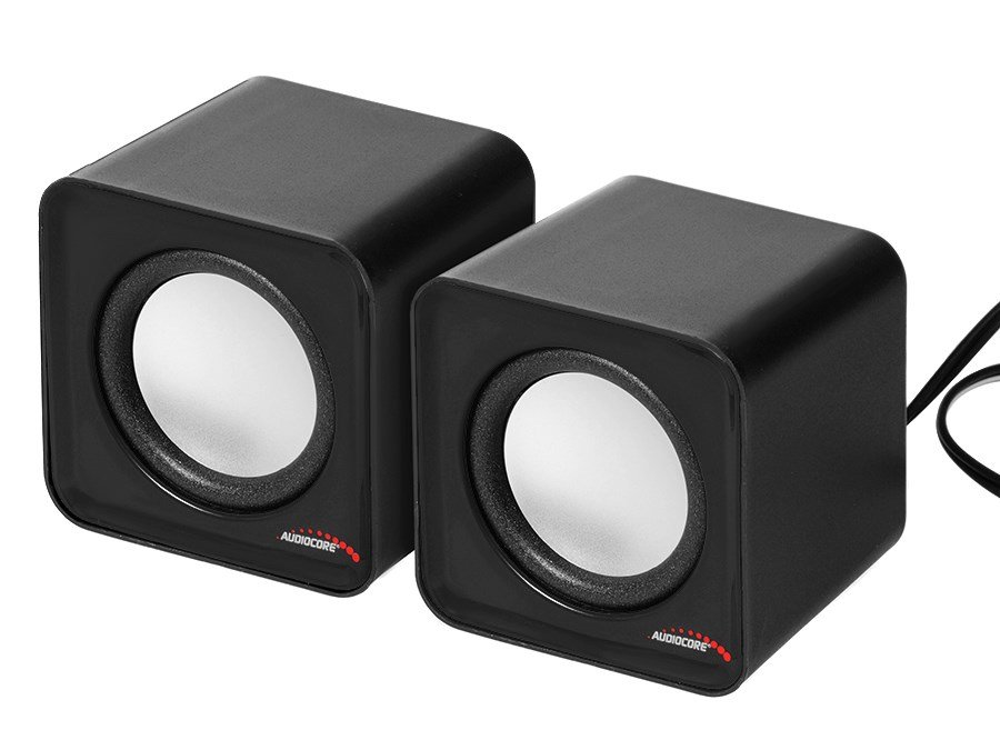 Audiocore AC870 B 2-vejs 3 W Sort, Gr Ledningsfrt #1