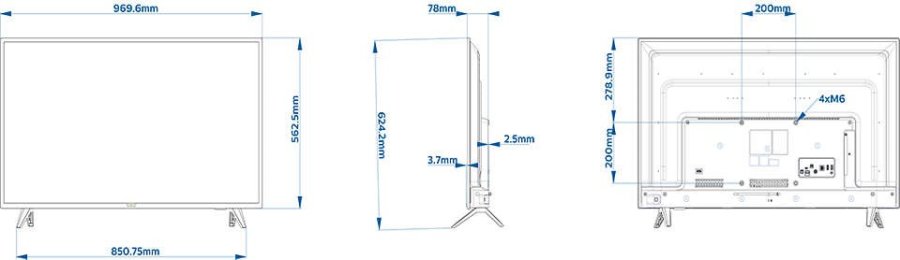 Philips 43HFL5114/12 TV 109,2 cm (43