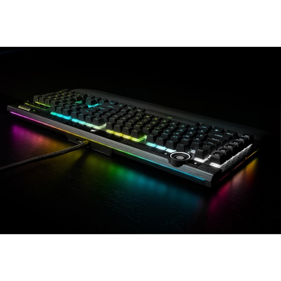 Corsair K100 RGB Optical-Mechanical Gaming tastatur Spil USB QWERTZ Tysk Sort #26
