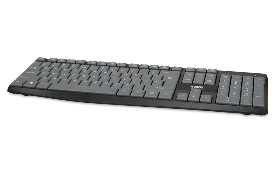 iBOX Eris USB-tastatur, gr og sort #2