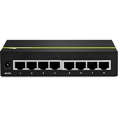 Trendnet TPE-TG80G netv�rksswitch Ikke administreret Str�m over Ethernet (PoE) Sort #3