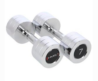 HMS Fitness CHD07 Hndvgt med fast vgt 7 kg 2 stk #7