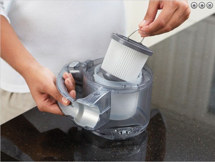 Black & Decker PD1820LF-QW hndholdt stvsuger Krom Posels #12