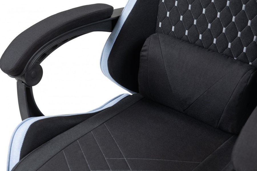 Mars Gaming MGC-X Fabric PC gamingstol Polstret s�de Sort, Bl� #11