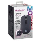 MOUSE DEFENDER GASSA MM-105 RF SILENT BLACK #4
