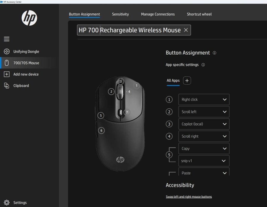 HP 700 Rechargeable Wireless Mouse #15