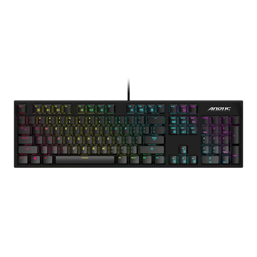 GIGABYTE AORUS K1 tastatur Spil USB QWERTY Engelsk Sort #11