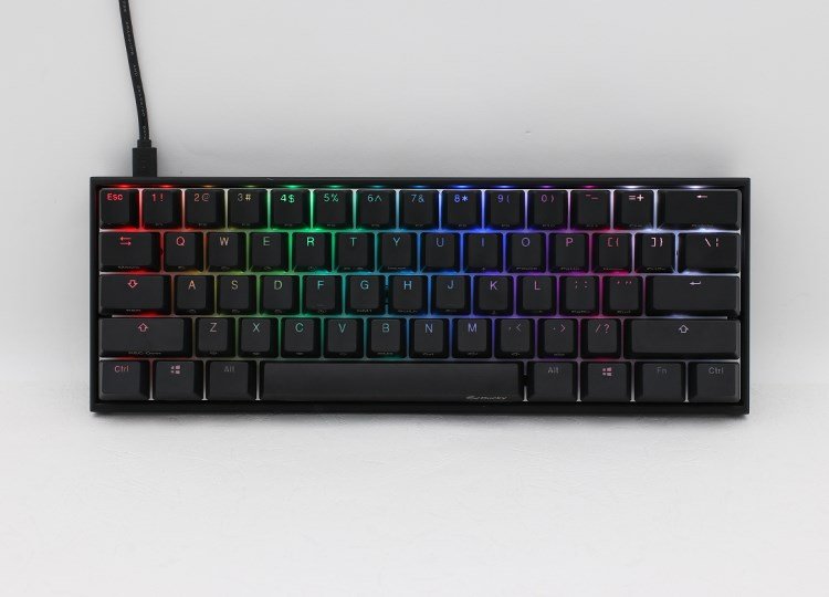 Ducky Mecha Mini tastatur Mus inkluderet Spil USB Engelsk Sort #4