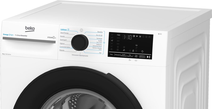 Fritst�ende vaskemaskine BEKO BM3WFU410415W 10 kg 1400 o/min Damp CoolClean #6