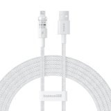 Baseus Gem USB til IP 2.4A hurtigopladningskabel 2 m Hvid #1