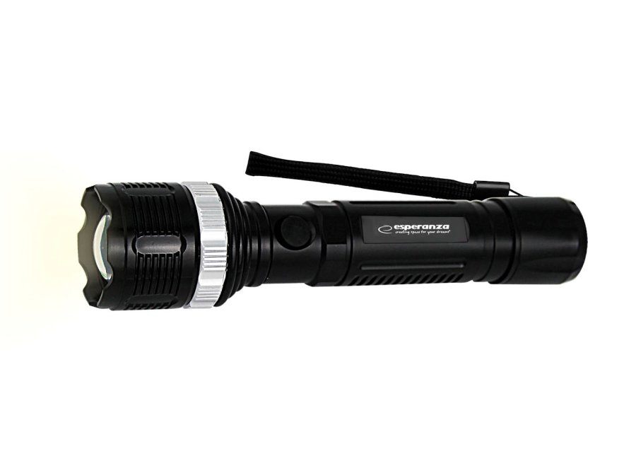 Esperanza EOT068 Lommelygte Sort, genopladelig LED Lommelygte #7