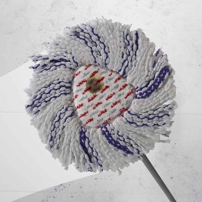 Mop with Bucket Vileda 167751 Sort Rd Mikrofiber Plastik #2