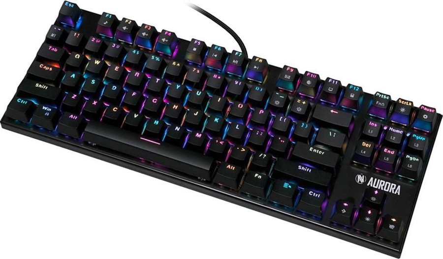 iBox IKGMK2R tastatur Spil USB QWERTY US engelsk Sort #45