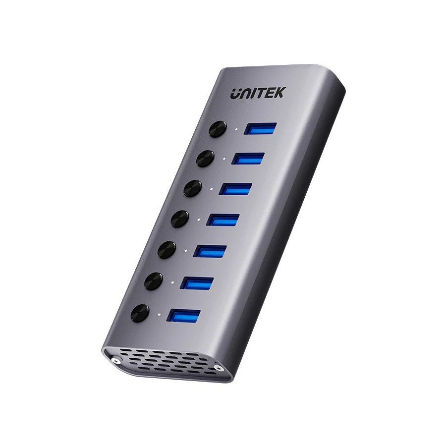 USB-A 3.0 5 Gbps-hub med 7-i-1-switch Unitek H1314A01-EU #1