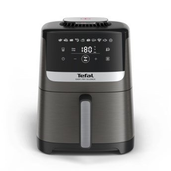 Tefal Easy Fry Silence EY551HE0 frituregryde Enkelt 5 L Enkeltstende Varmluftsteger Sort, Gr, Rustfrit stl #3