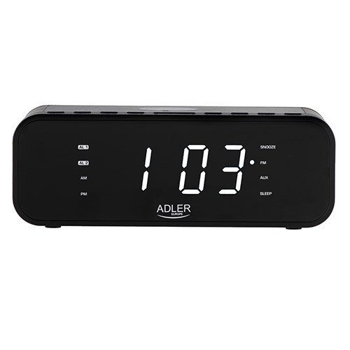 Adler AD 1192B vkkeur Digital alarmur Sort #9