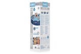 Bestway 56706 / 23 swimmingpool til over jorden Indrammet pool Rund 6473 L Bl� #13