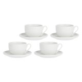 LA PORCELLANA BIANCA CORTE Set of 4 cups with saucer 450 ml #2
