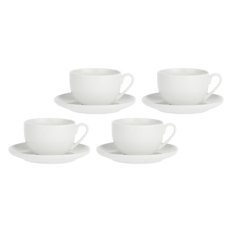 LA PORCELLANA BIANCA CORTE Set of 4 cups with saucer 450 ml #2