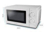 Esperanza ESTOFADO Hvid Solo mikroovn Bordplade 20 L 700 W #11