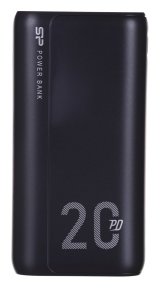SILICON POWER QS15 Powerbank Eksternt batteri 20000 mAh 2x USB QC 3.0 1x USB-C PD (SP20KMAPBKQS150K) Sort #2