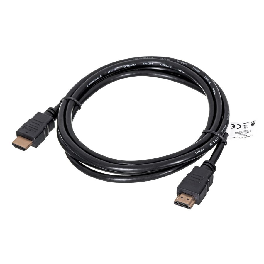 Lanberg CA-HDMI-11CC-0018-BK HDMI-kabel 1,8 m HDMI Type A (Standard) Sort #2