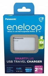 Panasonic Eneloop Smart Plus USB Travel Charger BQ-CC87 ohne Akku #1