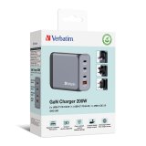 Verbatim GNC-200 Universel Sort, Gr Vekselstrm Hurtig opladning Indendrs #7