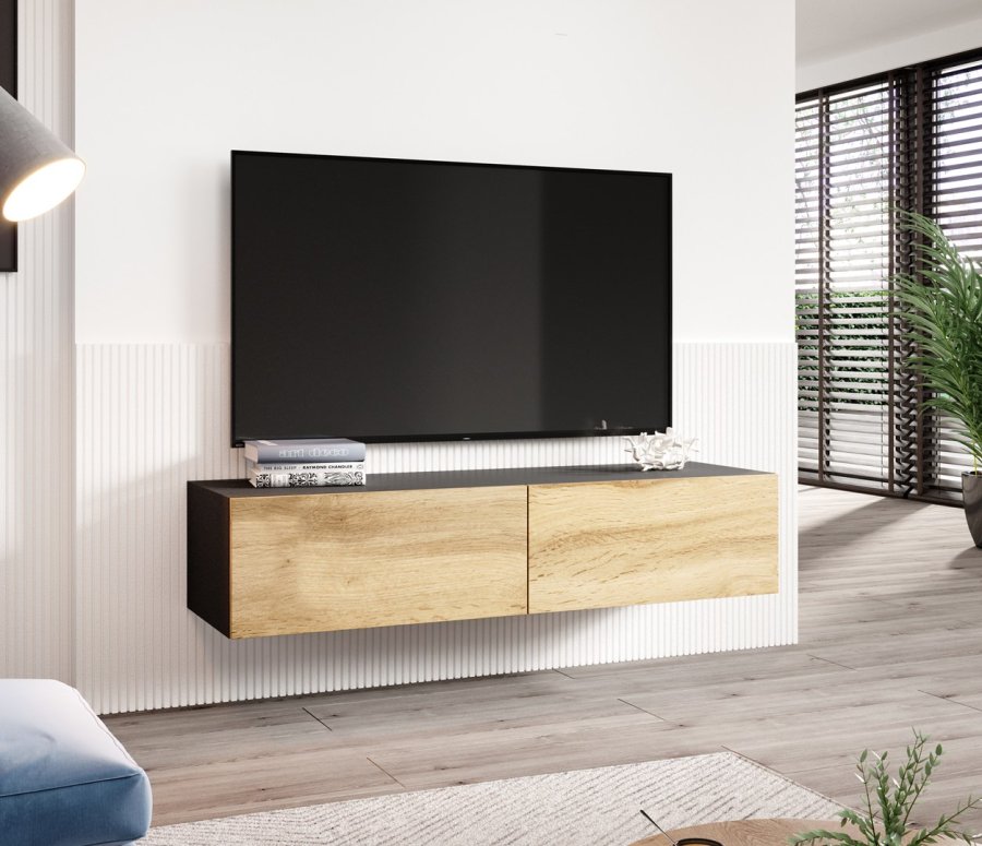 Cama RTV VIGO140 C/DW TV stativ & underholdningscenter 2 hylder #3