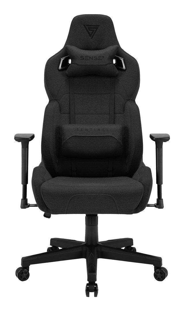 SENSE7 Sentinel PC gamingstol Polstret s�de Sort #1