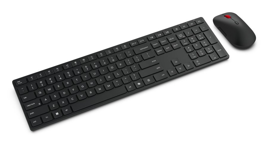 Lenovo 4X31S04814 tastatur Mus inkluderet Kontor RF tr�dl�s + Bluetooth Tysk Sort #3