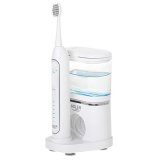 Adler | 2-in-1 Water Flossing Sonic Brush | AD 2180w | Rechargeable | For adults | Number of brush heads included 2 | Number of teeth brushing modes 1 | White #2