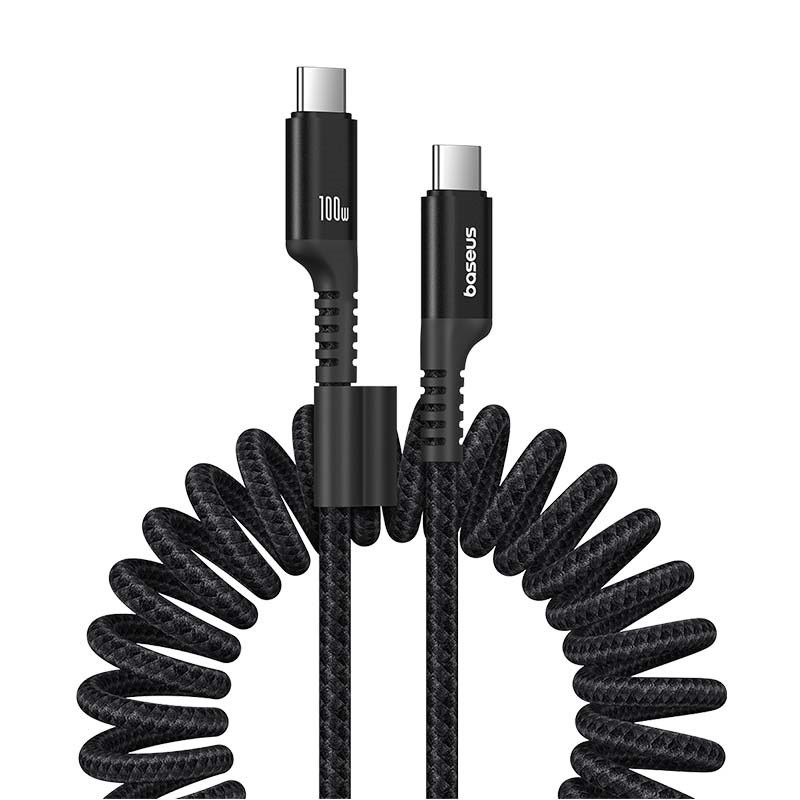Baseus Fish-Eye USB C til USB C hurtigopladningskabel 1 m 100 W Sort #2