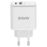 Savio LA-12 oplader til mobil enhed Universel Hvid Vekselstrm Hurtig opladning Indendrs #2