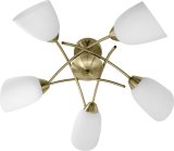 Klassisk loft lysekrone vedhng lampe Activejet NIKITA Patina 5xE27 til stuen #2