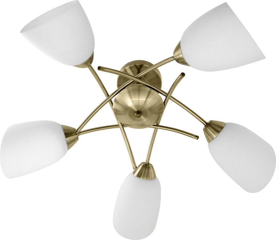 Klassisk loft lysekrone vedhng lampe Activejet NIKITA Patina 5xE27 til stuen #2
