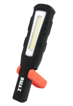 DMAX WLG 202 Sort, Orange H�nd lommelygte LED #1