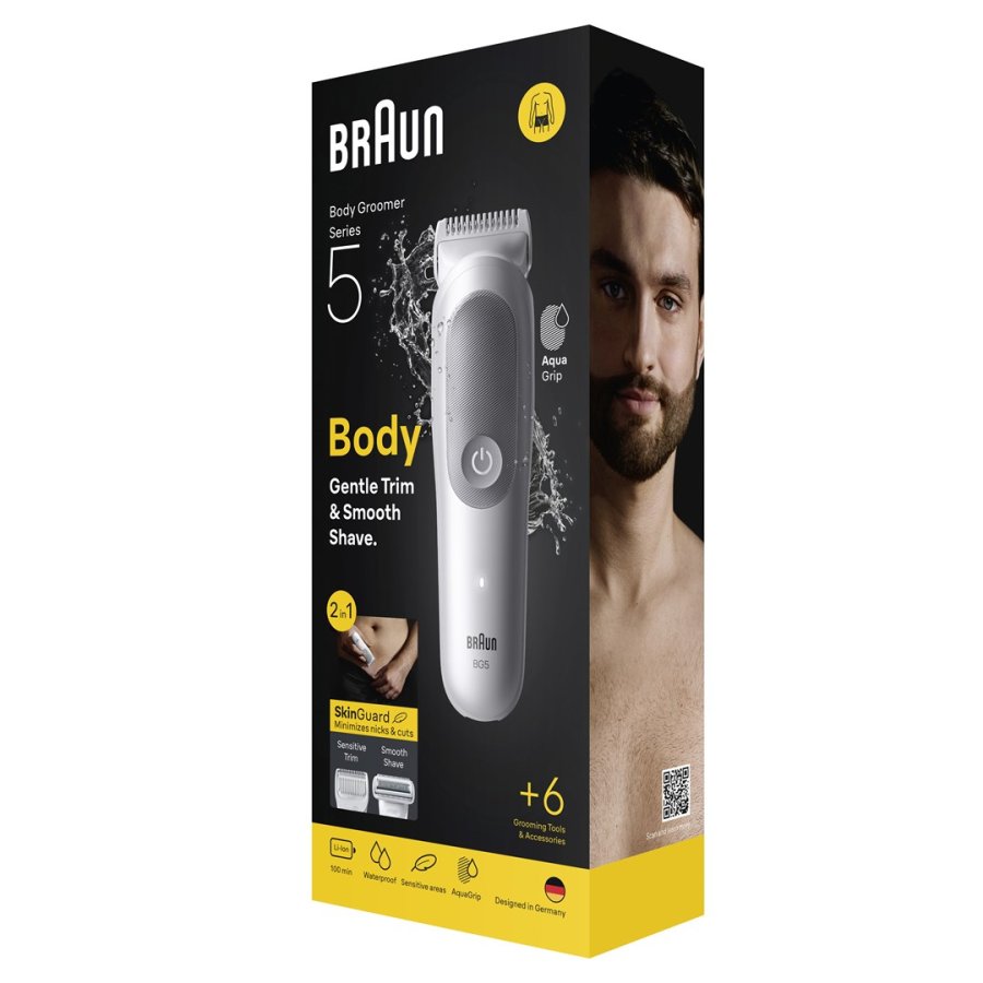 Braun Series 5 80789712 body groomer / barbermaskine Lys gr� #4