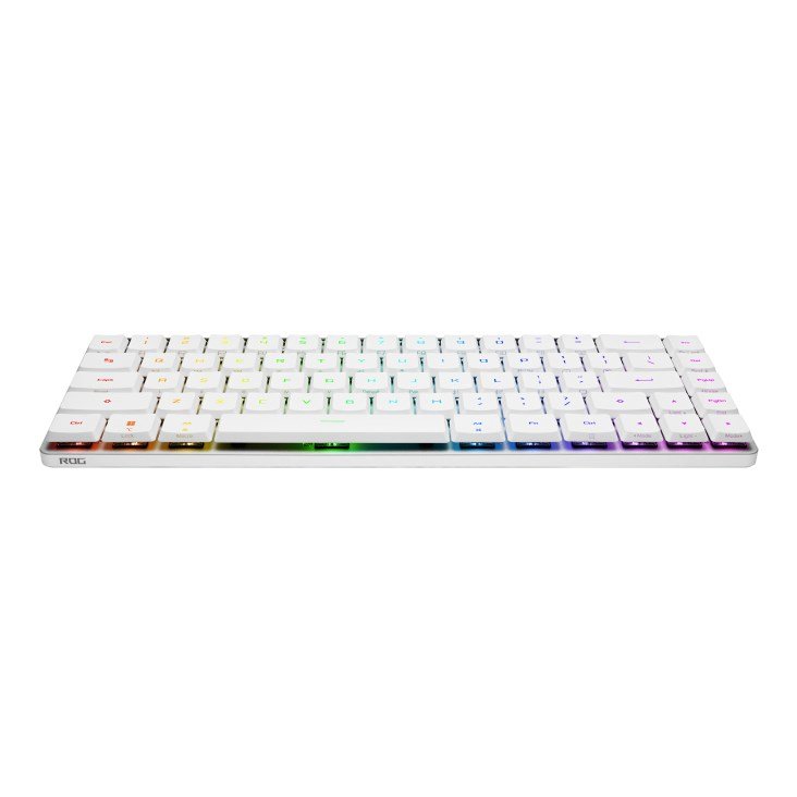 ASUS ROG Falchion RX Low Profile tastatur Spil USB + RF Wireless + Bluetooth QWERTZ Hvid #5