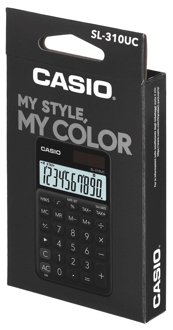 Casio SL-310UC-BK regnemaskine Lomme Basis Sort #7